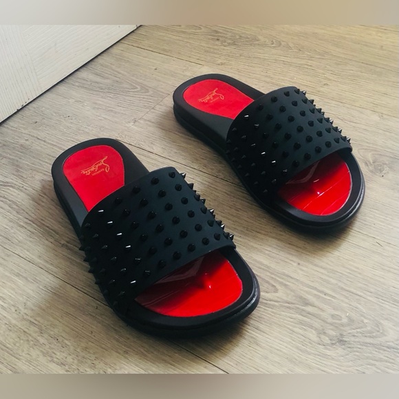 Christian Louboutin men slides Size 44EU, 10US - Picture 7 of 16